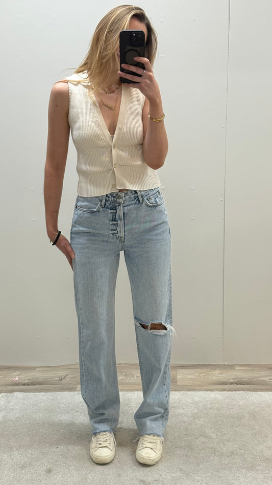 GRLFRND Blue Denim Jeans 26