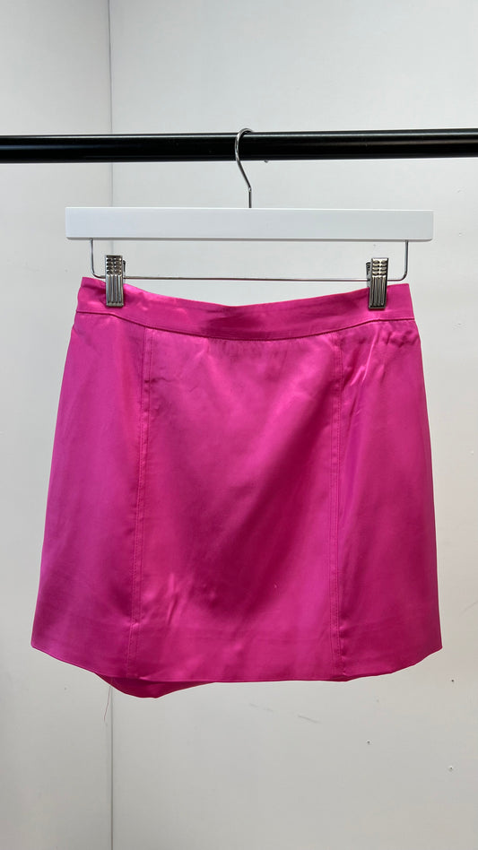 Gauge81 Pink Satin Skirt- Small