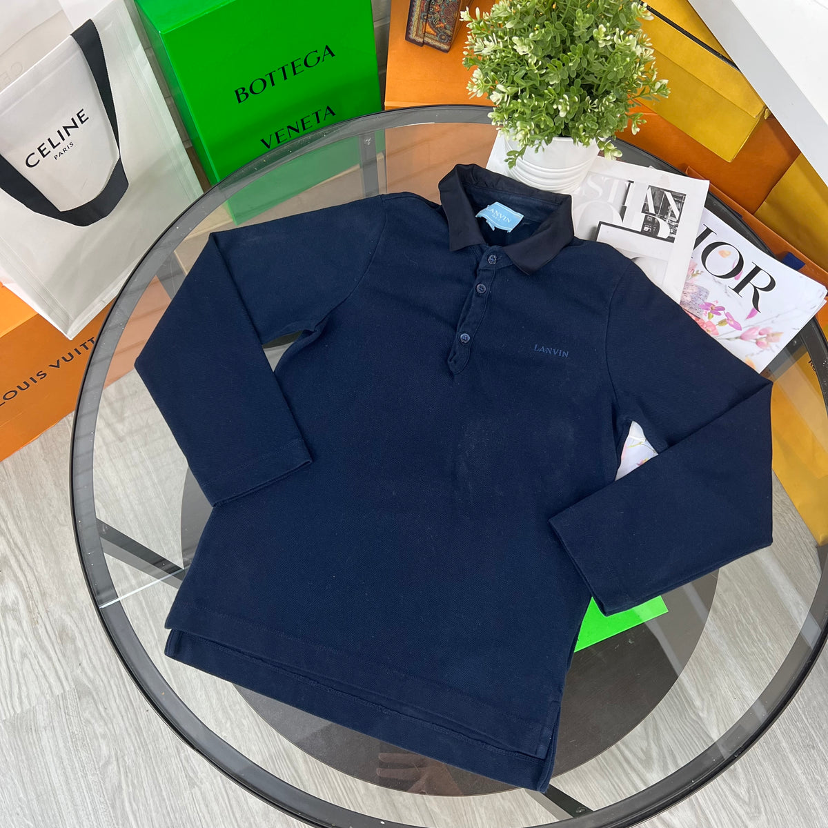 Lanvin long clearance sleeve polo