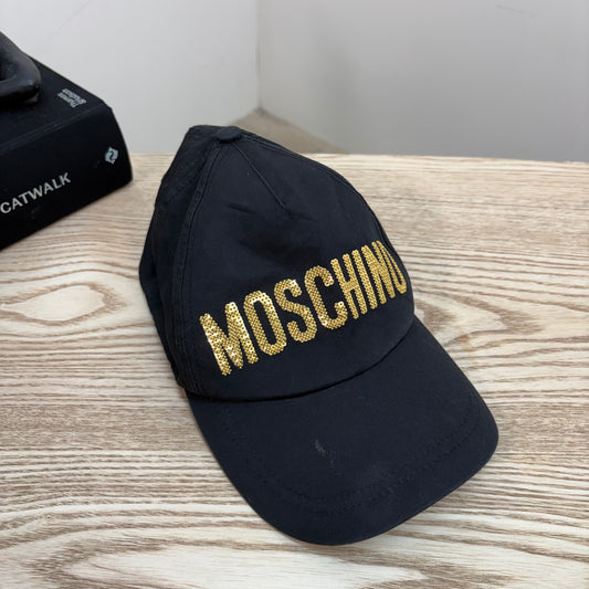 Kids Moschino Black Cap – No Label