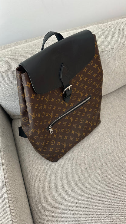Louis Vuitton Palk Brown Monogram Backpack