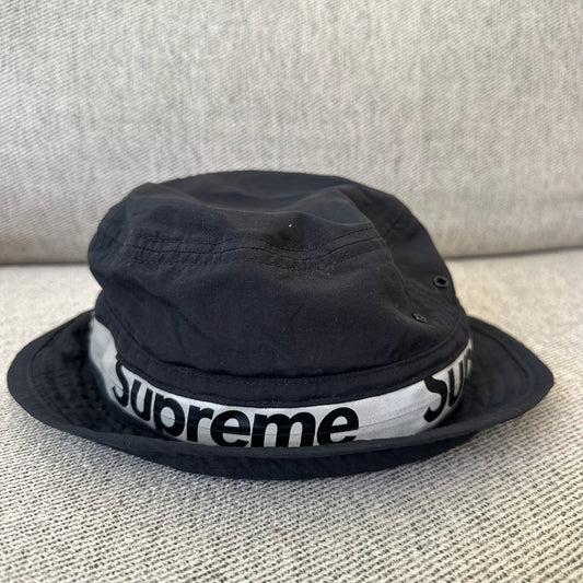 Supreme Black Reflective Zip Hat – Small / Medium