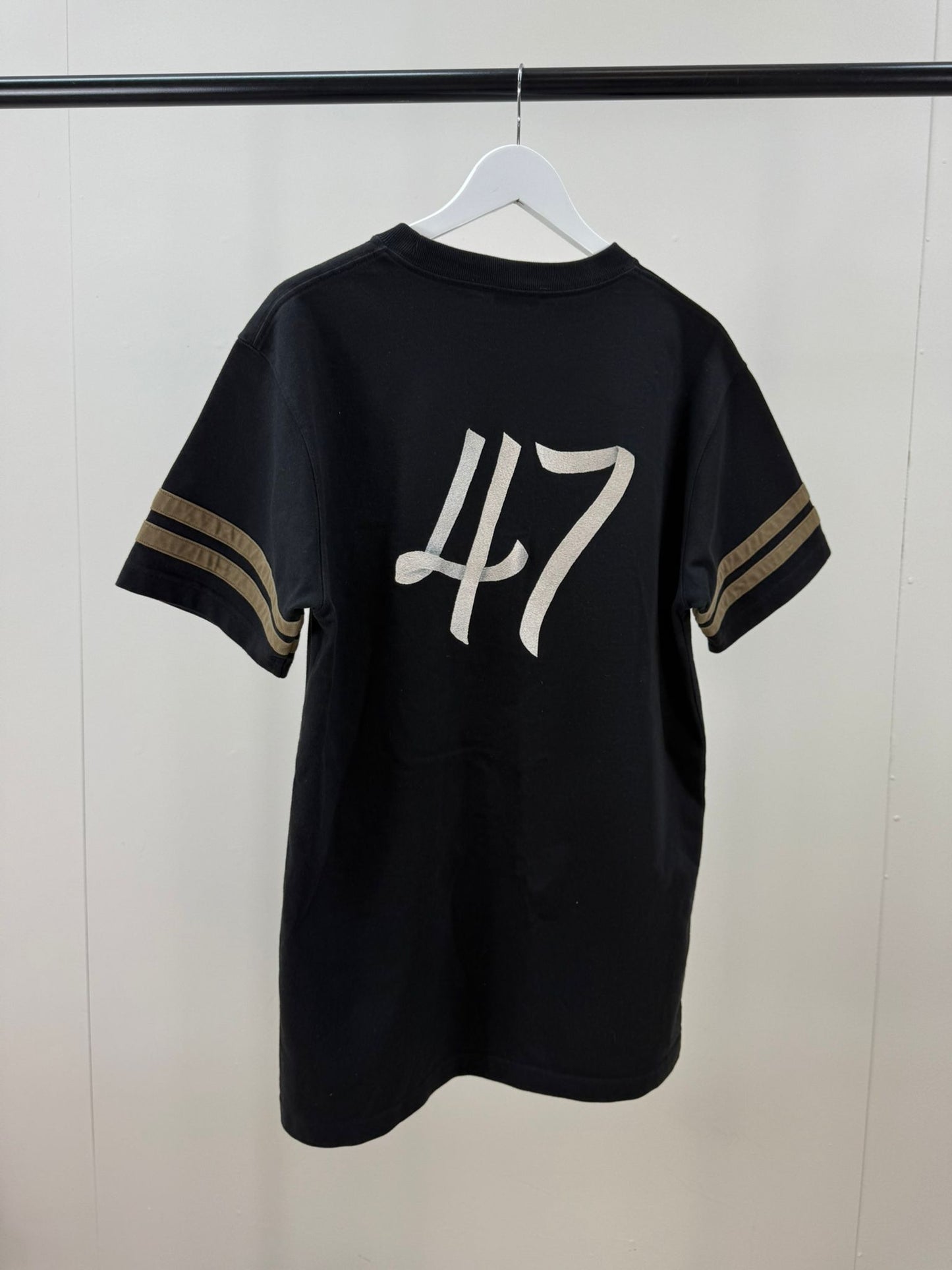 Dior Black Ribbon Logo T-Shirt-Small