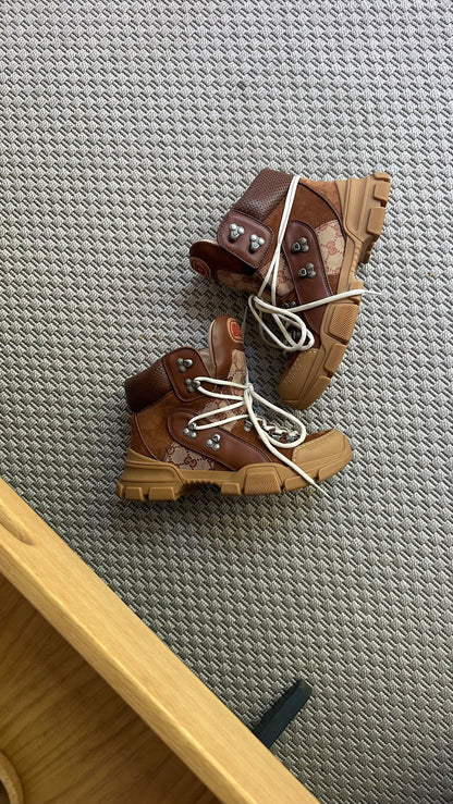 Gucci Flashtrek GG Sneaker boot, Brand New - 39/UK6