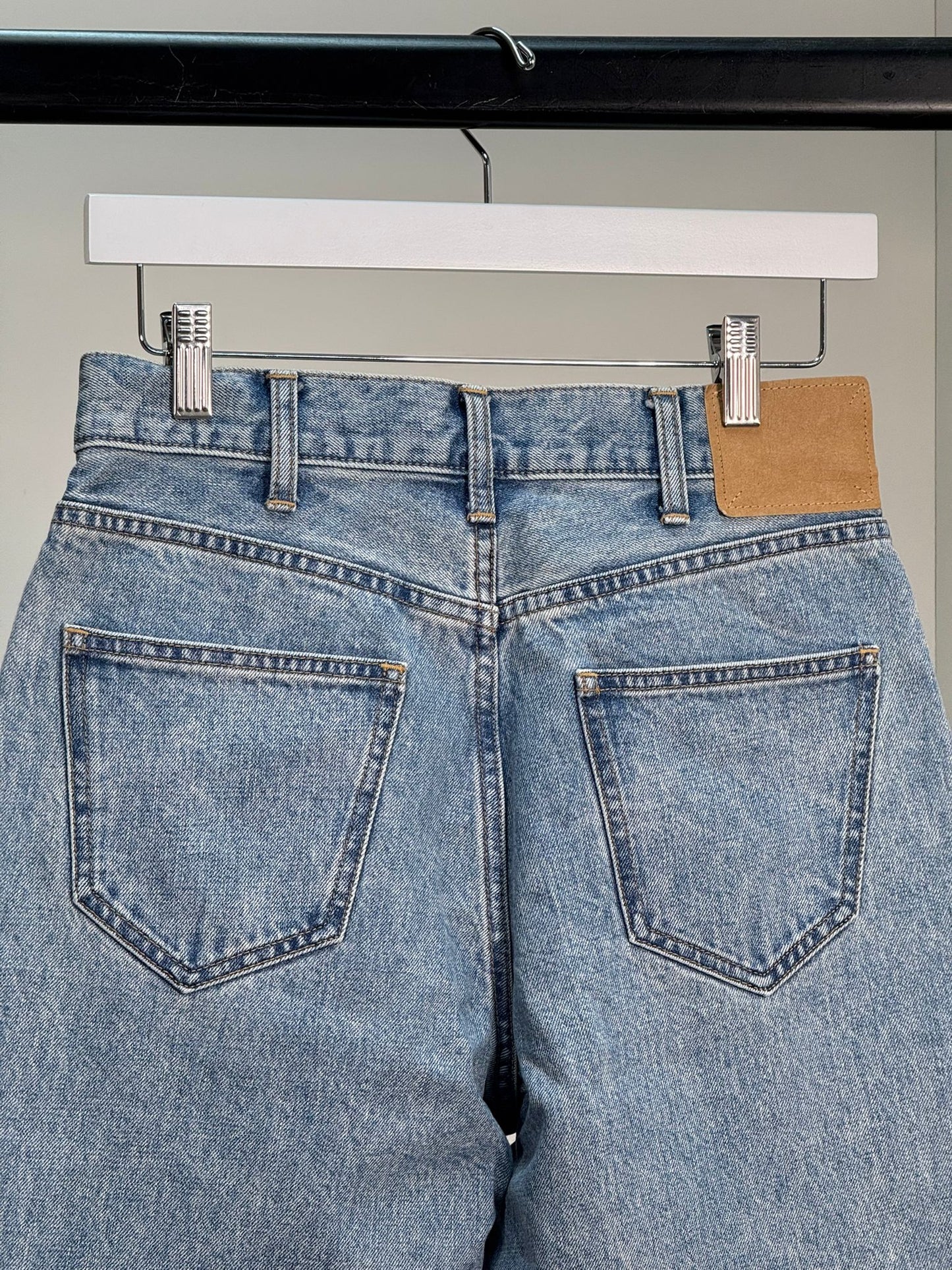 Celine Blue Barrel Leg Denim Jeans - 27