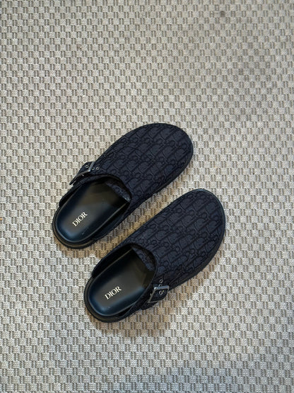 Dior Dior Aqua Mule Black Dior Oblique Jacquard – EU 43/ UK 9
