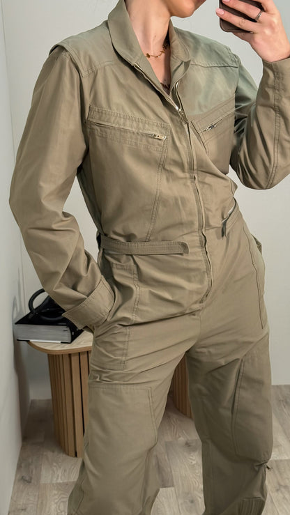 Stella McCartney Beige Cargo Jumpsuit - 38 EU / UK 10