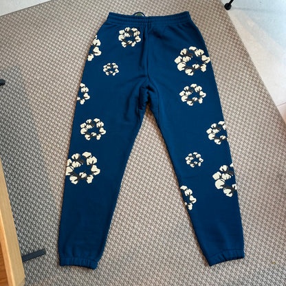 Denim Tears Navy Monochrome Wreath Tracksuit Bottoms – New In Tags Medium