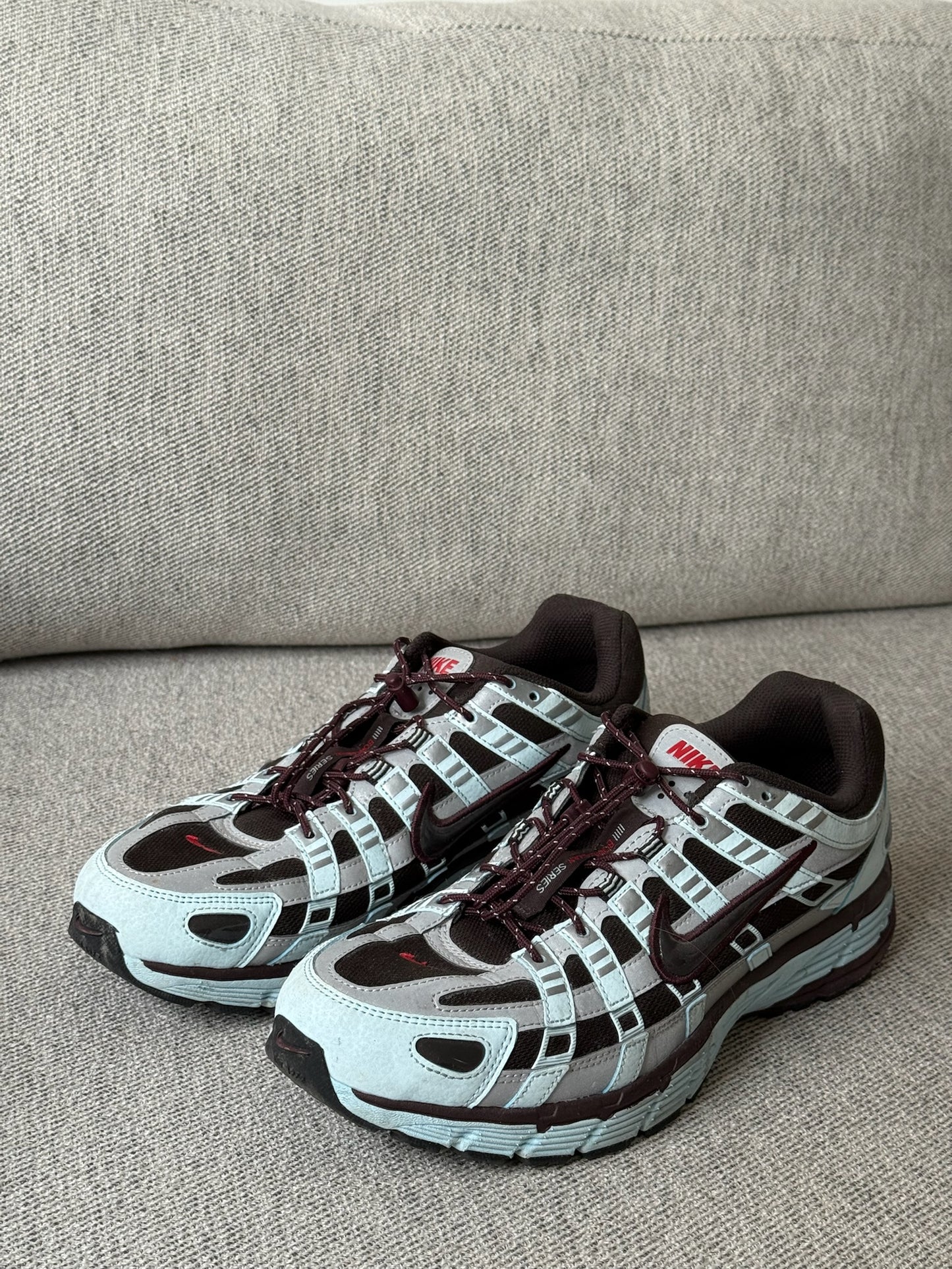 Nike P-6000 Glacier Blue / Burgundy Crush / Velvet Brown Trainers