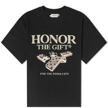 Honor The Gift Black Dominoes T-Shirt – Large
