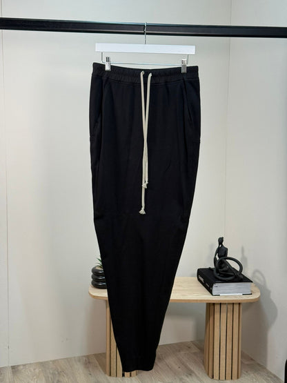 Rick Owens Black & White Drawstring Maxi Skirt - Medium
