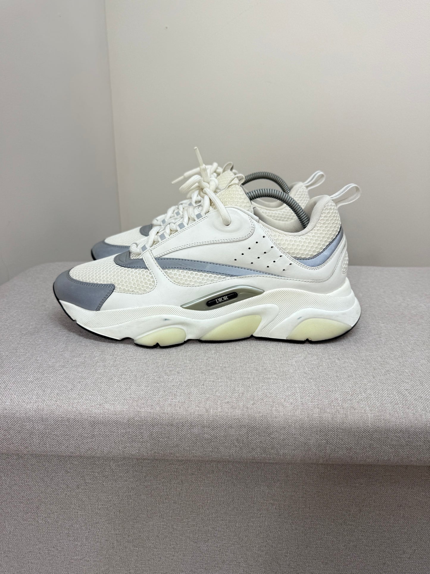 DIOR White B22 Trainers- UK 10