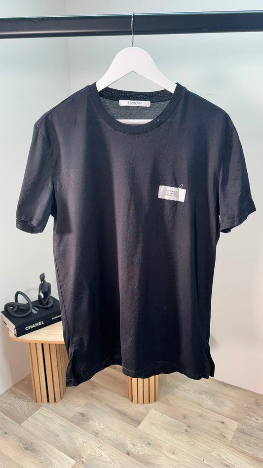 Givenchy Black 5 AV Logo T-Shirt – Medium Slim Fit