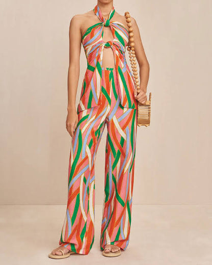 Cult Gaia Multi Colour Lane Trouser