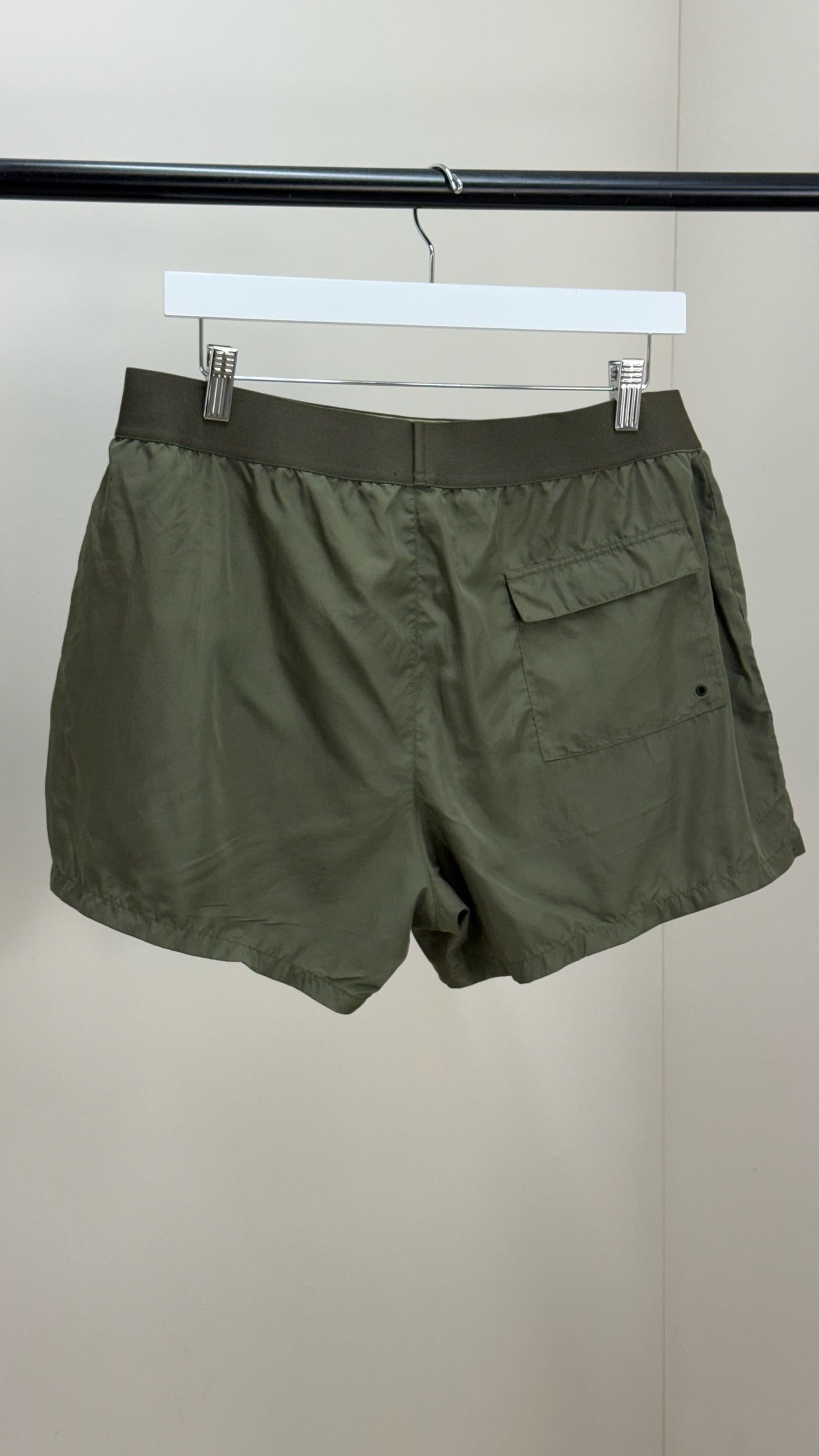 Versace Green Band Logo Swimshorts - 7