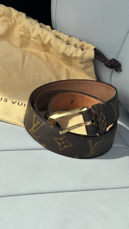 Louis Vuitton Women’s brown monogram belt- 80| 32 UK 6