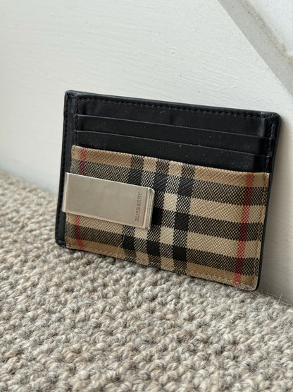 Burberry Chase Moner Clip Cardholder - One Size
