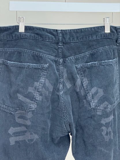 Palm Angel Black ribbed logo jeans Excellent - 34