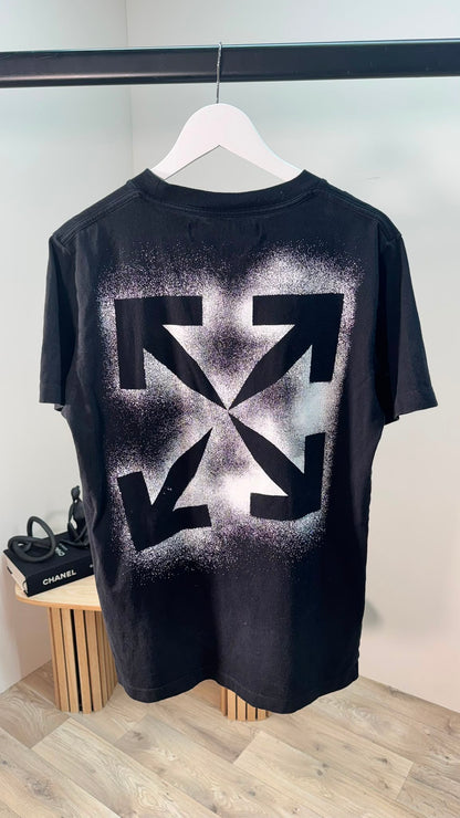Off-White Black Small Arrow Back Logo T-Shirt – Medium