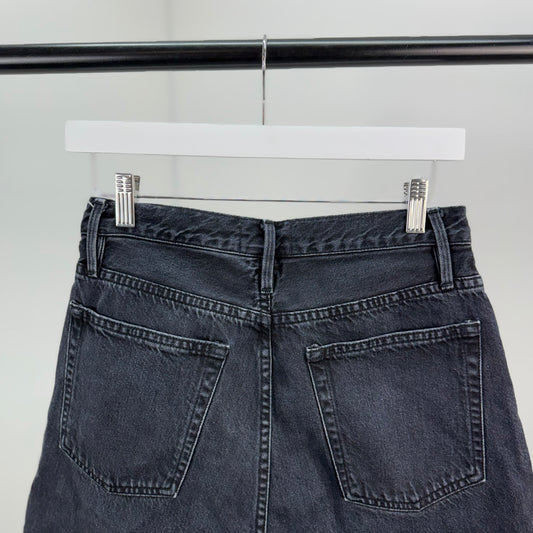 Frame Black Frey Denim Shorts - UK 8