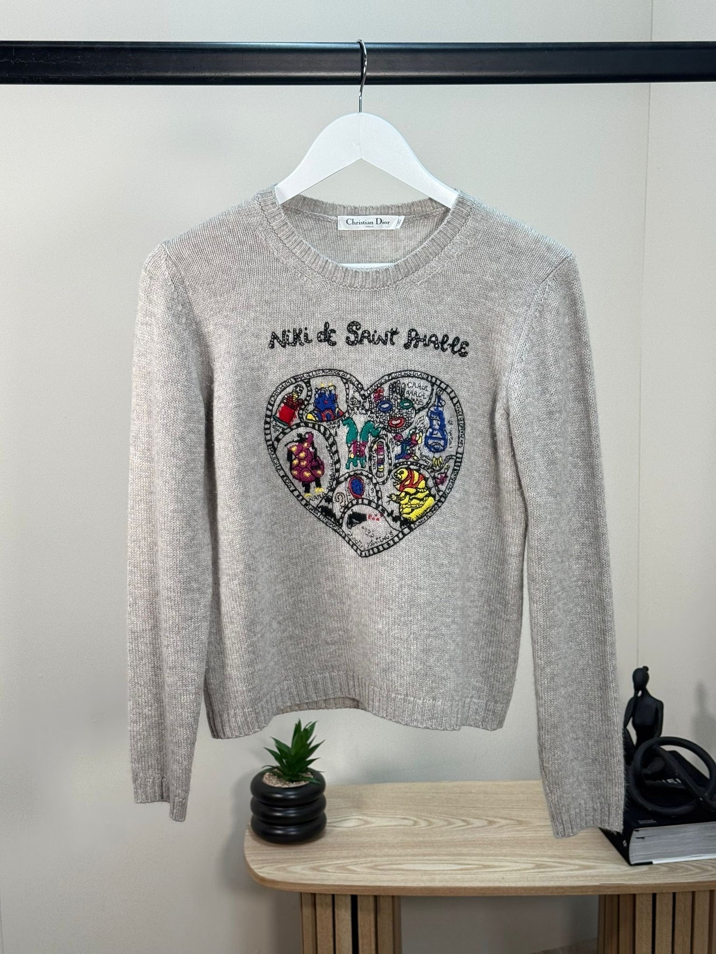 Dior Grey Cashmere Niki De Saint Phalle Jumper - 38 EU / UK 10