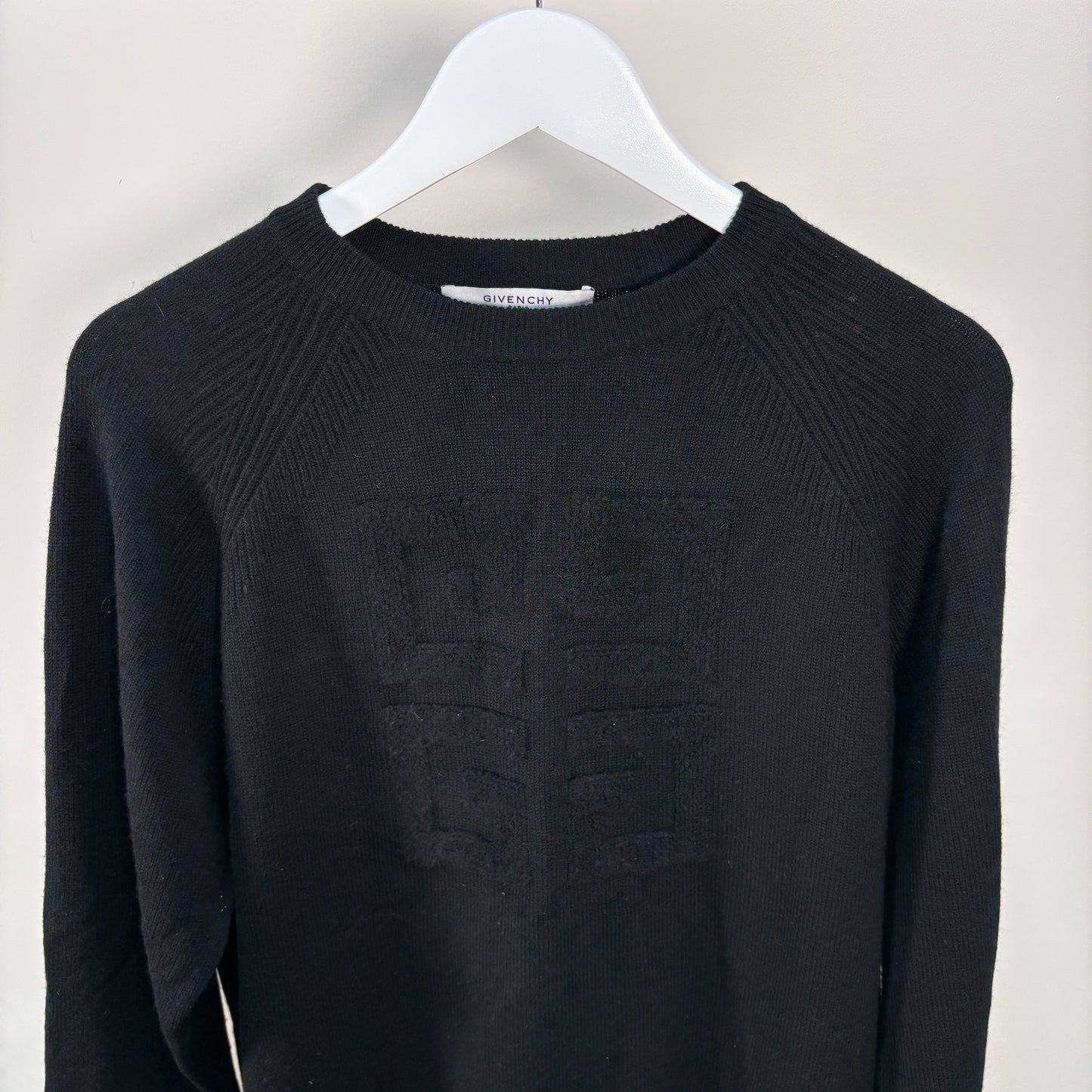 Givenchy Black 4G Logo Jumper –XS