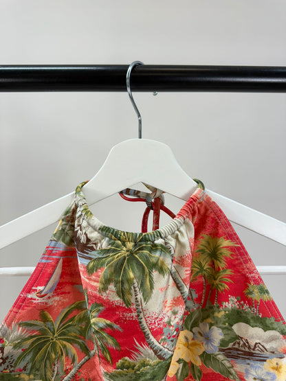 Zimmermann Orange Hawaii Swimsuit New In Tags Size 2/ UK 12