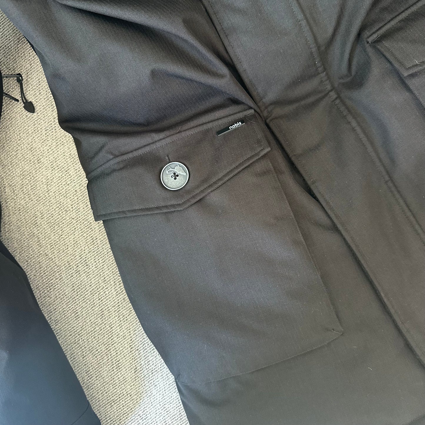 Nobis Yves Black Removable Fur Hood Parka Coat – Medium