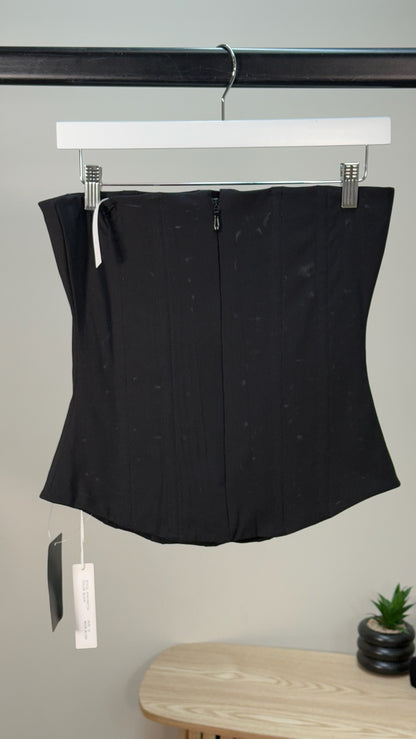 Are You Am I Sunniva Black Corset New In Tags - UK 10