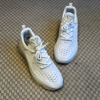 Louis Vuitton White VNR Knit Trainers – UK 7