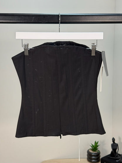 Are You Am I Sunniva Black Corset New In Tags - UK 10