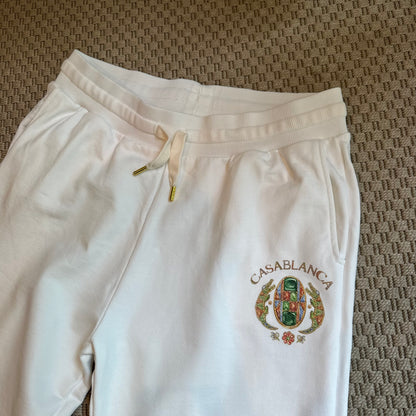 Casa Blanca Tennis Club WhiteJoyaux D'Afrique Embellished Tracksuit Set - L/XL