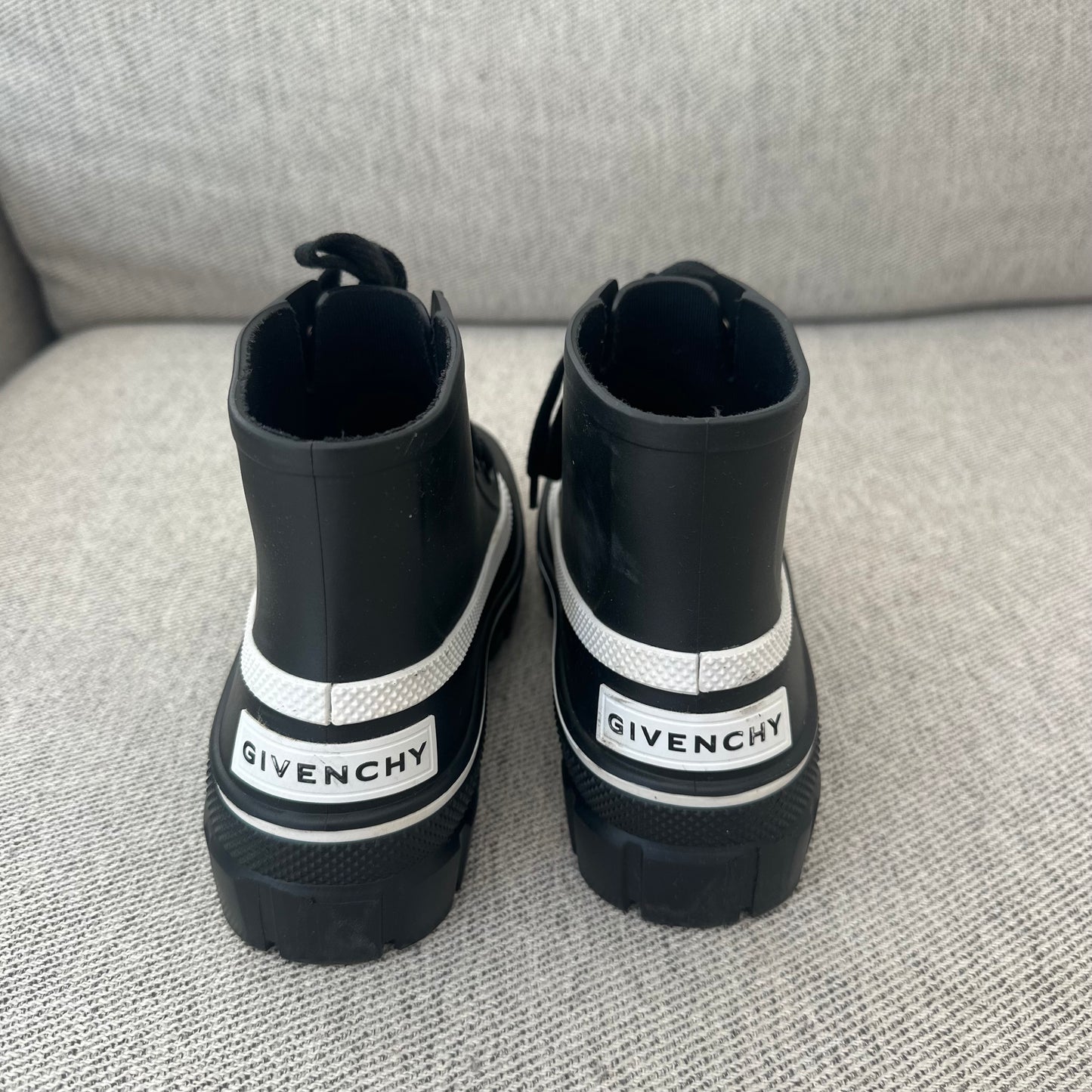 Givenchy Black & White Glaston Boots – EU 36 / UK 3