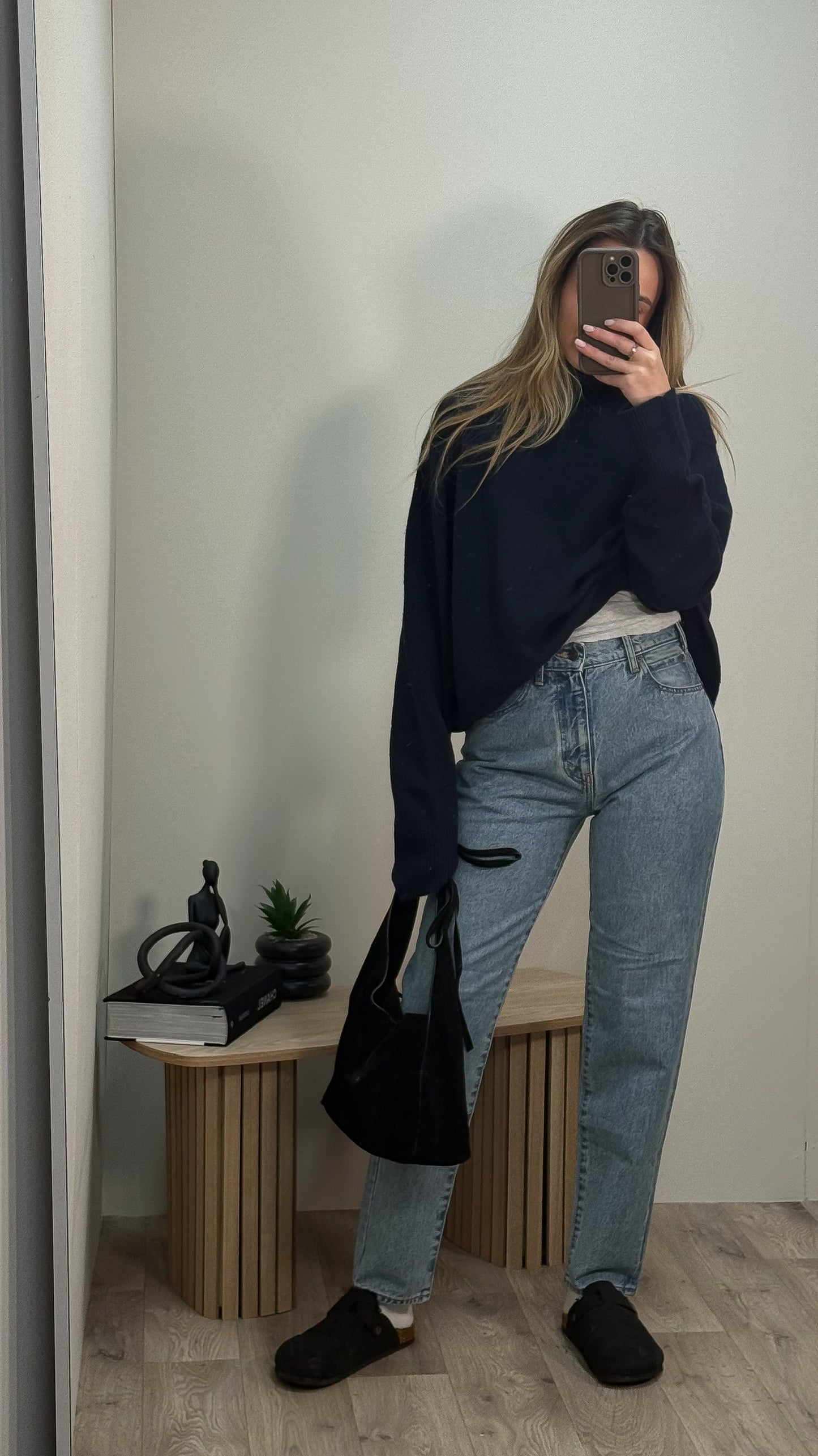 Celine Blue Barrel Leg Denim Jeans - 27