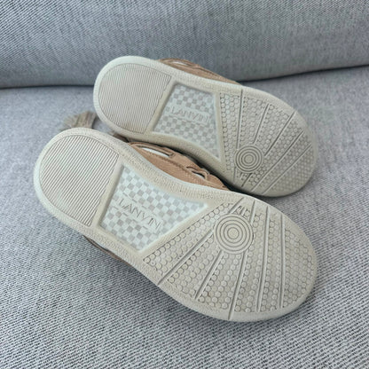 Lanvin Beige Curb Platform Trainers – EU 36 / UK 3