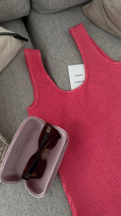 Bottega Veneta Hot Pink Swimsuit , Brand New - UK 8
