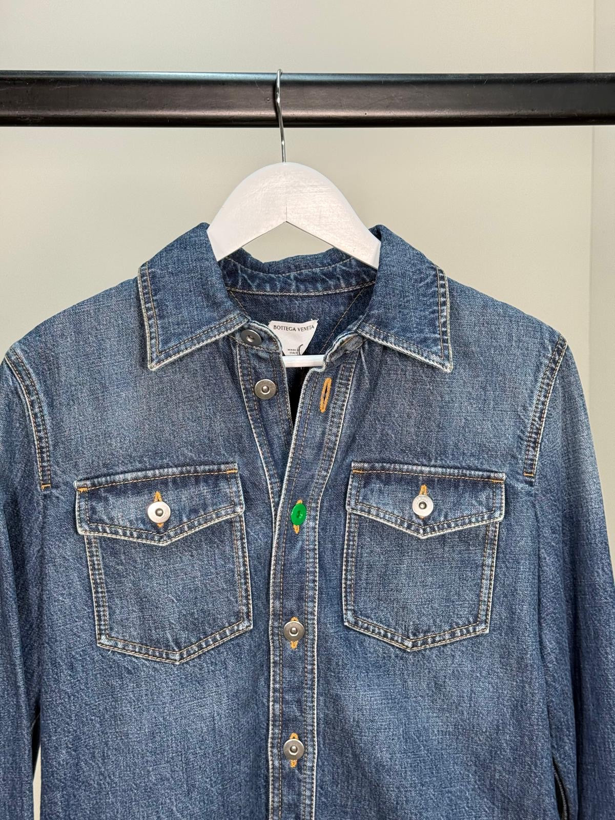 Bottega Veneta Washed Denim Shirt - 38/10