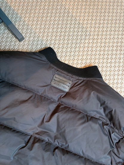 Louis Vuitton Navy Monogram Reversible Bomber Jacket – 54/XL