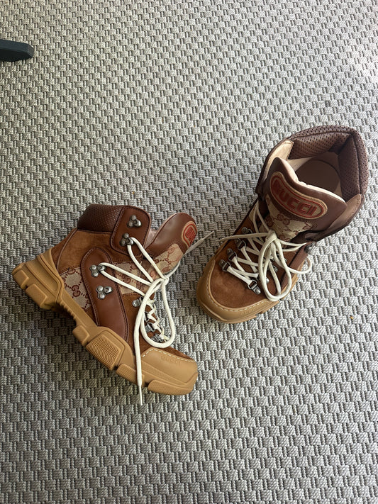 Gucci Flashtrek GG Sneaker boot, Brand New - 39/UK6