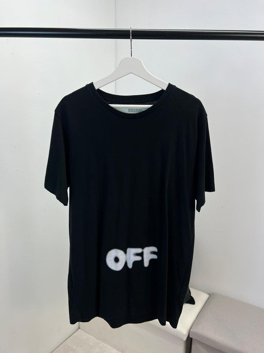 OFF-WHITE Black & Blue Cyber T-shirt - Large