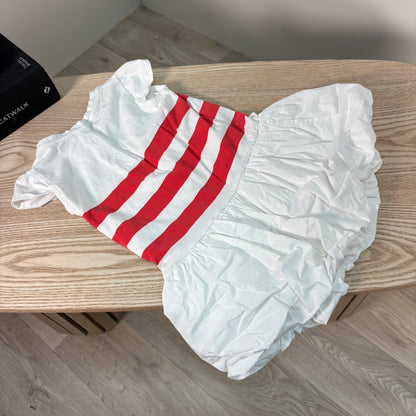 Kids Moschino White/Red Puffer Dress – Age 2