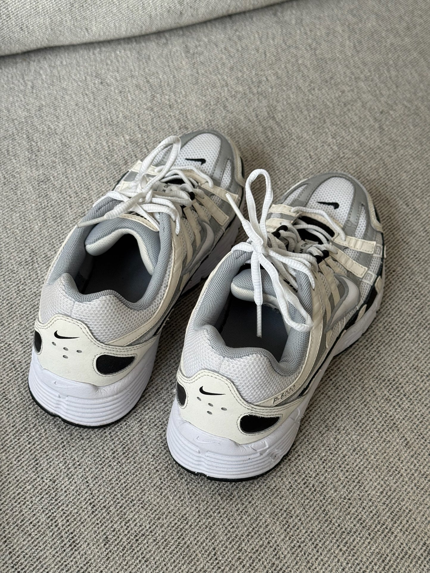 Nike P-6000 Sail Wolf Grey Trainers - UK 8