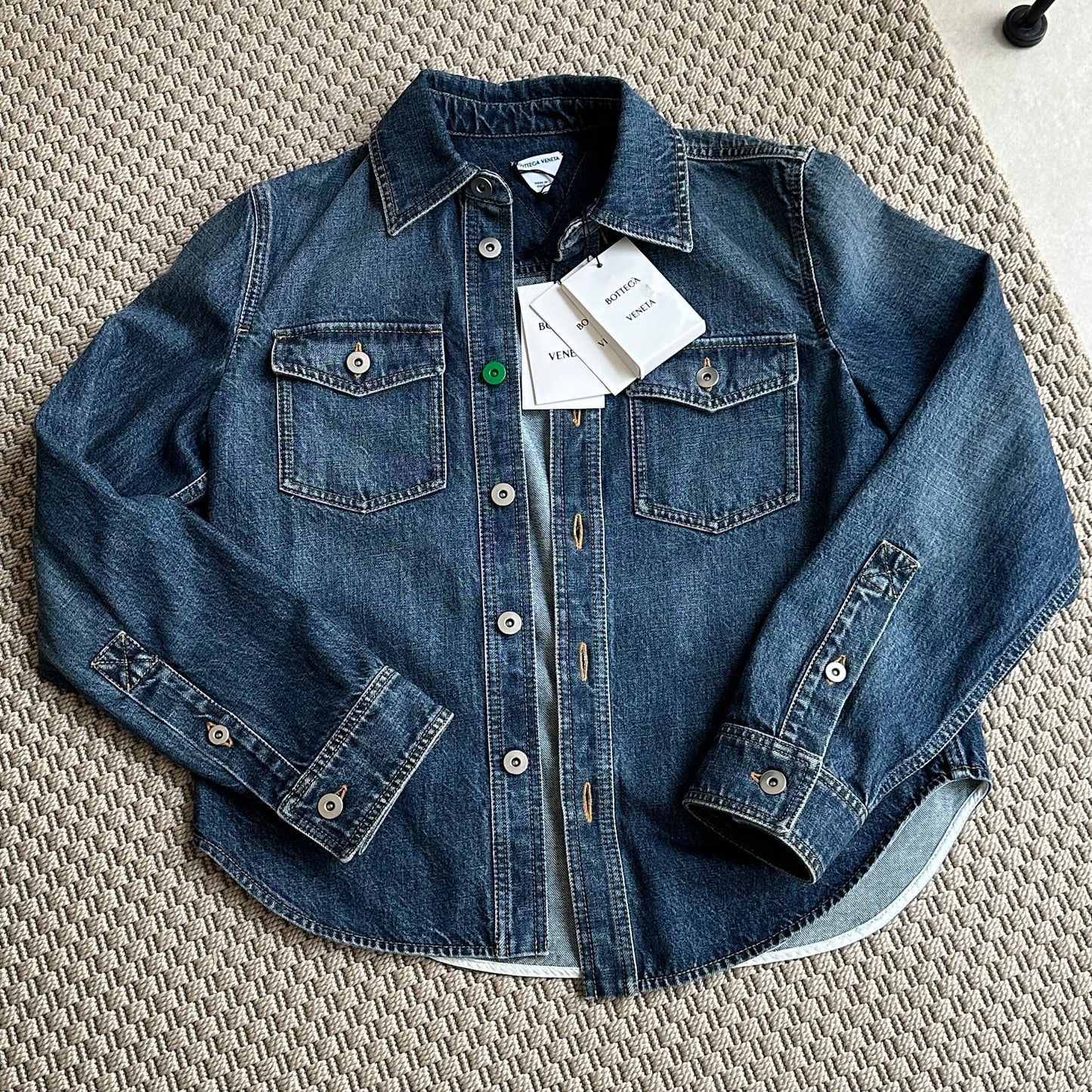 Bottega Veneta Washed Denim Shirt, brand new in tags  - 38/10