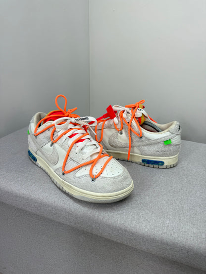 Nike Dunk low Sail /Orange Trainers-UK 9