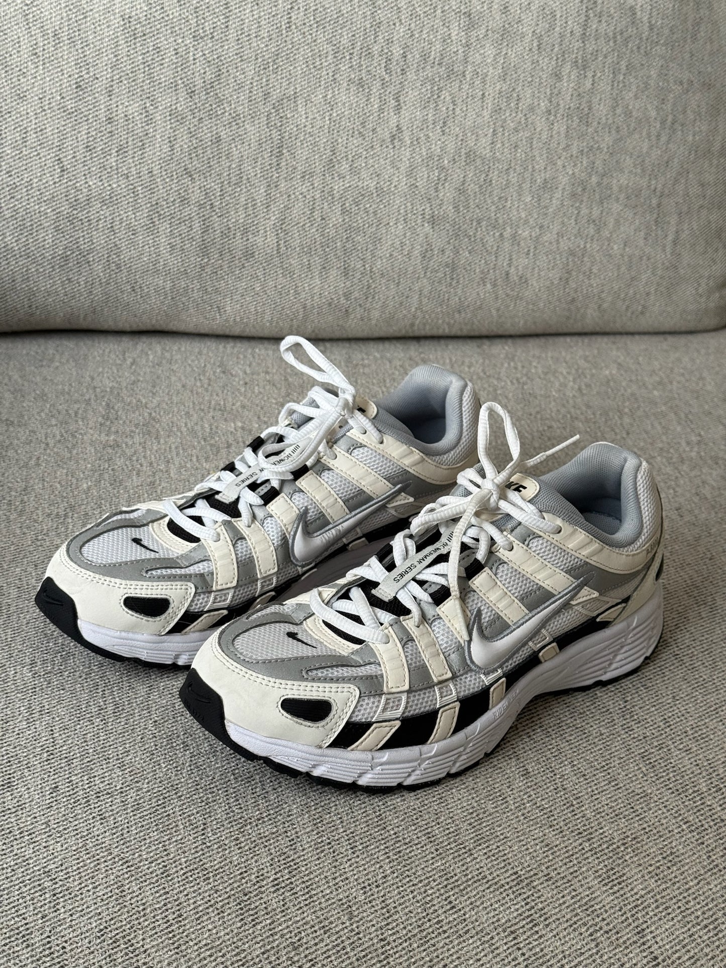 Nike P-6000 Sail Wolf Grey Trainers - UK 8