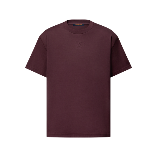 Louis Vuitton Burgundy Embossed LV T-Shirt -XXL