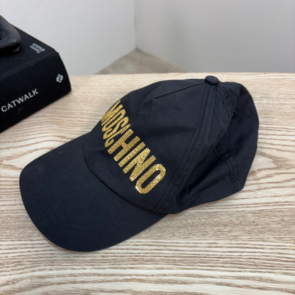Kids Moschino Black Cap – No Label
