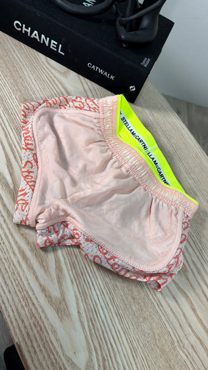 Kids Stella McCartney Coral Shell Shorts With Yellow Waistband – Age 4