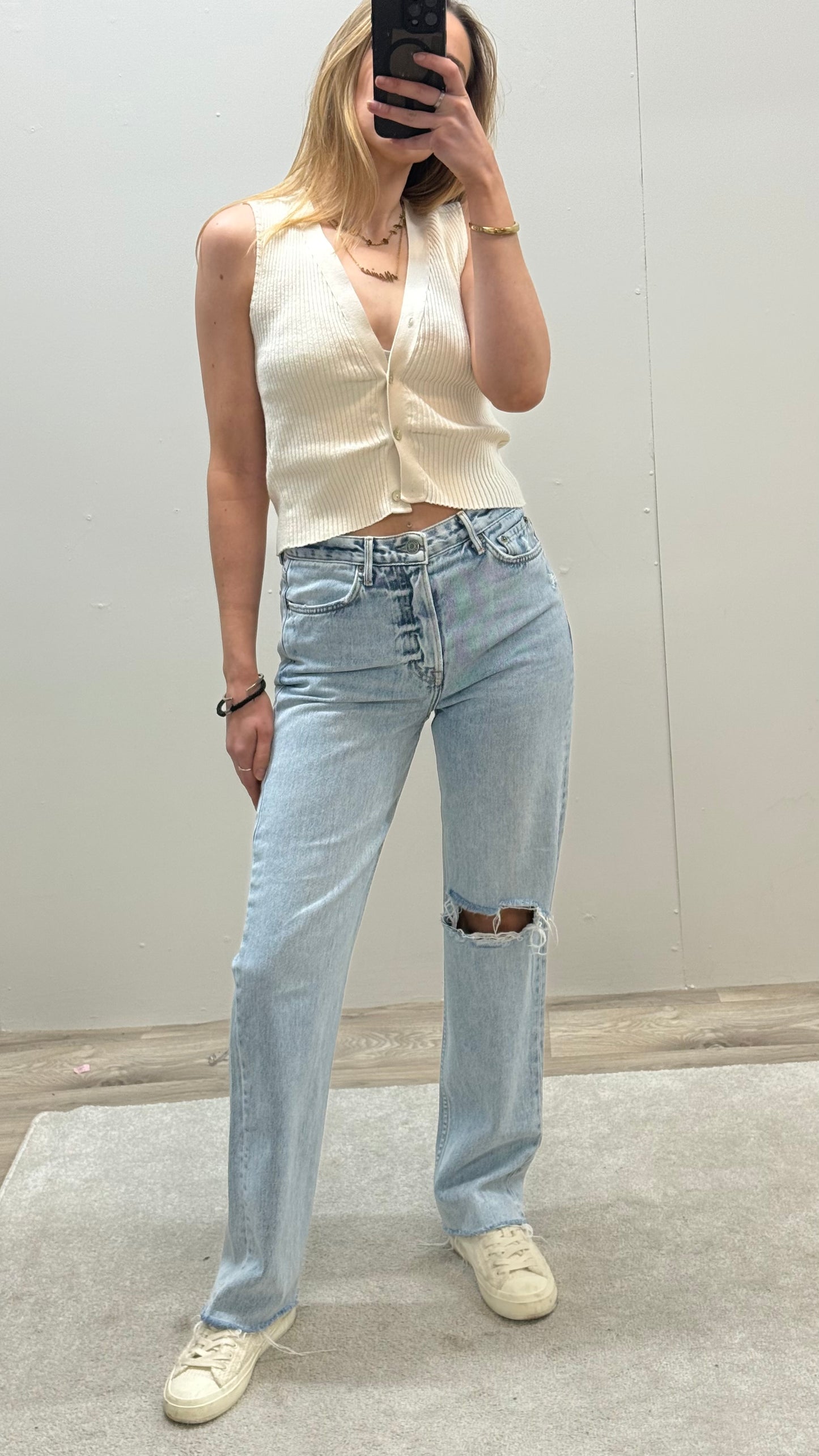 GRLFRND Blue Denim Jeans 26