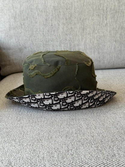 Dior Green Camouflage Bucket Hat - Size 58
